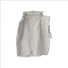 Load image into Gallery viewer, Onia 100% White NOAH Drawstring Linen Shorts, XXL