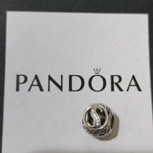 Load image into Gallery viewer, Pandora Sterling Silver Vintage Letter S Charm w/ Clear Zirconia - 791863cz