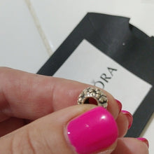 Load image into Gallery viewer, Pandora Retired Sterling Silver Flower Power Bead Charm - 790292