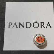 Load image into Gallery viewer, Pandora Sterling Silver Halloween Pumpkin Engraved Charm - ENG792016CZ_11