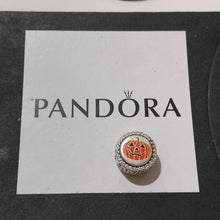 Load image into Gallery viewer, Pandora Sterling Silver Halloween Pumpkin Engraved Charm - ENG792016CZ_11