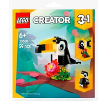 Load image into Gallery viewer, LEGO® Creator Tropical Toucan Building Sets 31173 Box & 30688 Polybag