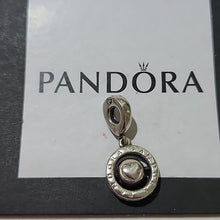 Load image into Gallery viewer, Pandora Sterling Silver Spinning Pandora Signature Dangle Charm - 797430cz