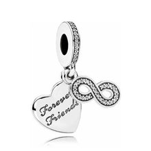 Load image into Gallery viewer, Pandora Ster Silver Forever Friends Dangle Charm w/ Infinity Symbol 791948cz