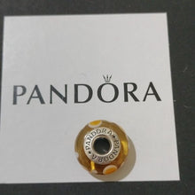 Load image into Gallery viewer, Pandora Murano Glass Bead Yellow Bubbles 790687 ALE 925
