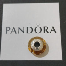 Load image into Gallery viewer, Pandora Murano Glass Bead Yellow Bubbles 790687 ALE 925