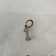 Load image into Gallery viewer, Pandora Sterling Silver Number 1 Clear Cubic Zirconia Charm - 791339CZ