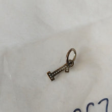 Load image into Gallery viewer, Pandora Sterling Silver Number 1 Clear Cubic Zirconia Charm - 791339CZ