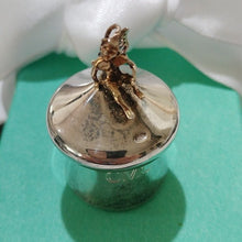 Load image into Gallery viewer, Vintage Carr’s Of Sheffield Sterling Silver & Gold Gilt Pixie Trinket Box
