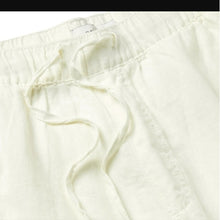 Load image into Gallery viewer, Onia NOAH Drawstring 100% Linen Shorts, Natural White, size Medium