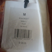 Load image into Gallery viewer, Onia NOAH Drawstring 100% Linen Shorts, Natural White, size Medium