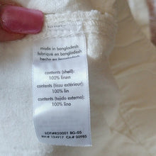 Load image into Gallery viewer, Onia NOAH Drawstring 100% Linen Shorts, Natural White, size Medium