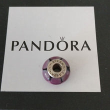 Load image into Gallery viewer, Pandora Murano Glass Bead "Captivating Purple" Sterling Silver 790635