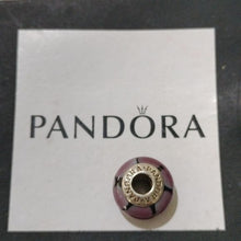 Load image into Gallery viewer, Pandora Murano Glass Bead "Captivating Purple" Sterling Silver 790635