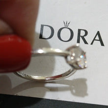 Load image into Gallery viewer, Pandora Sterling Silver Sparkling Solitaire Ring w/ Clear Zirconia - 190052C01