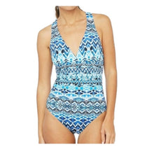Load image into Gallery viewer, La Blanca Oasis Ikat One Piece Swimsuit, Size 2