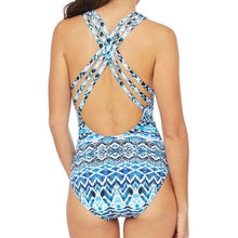 Load image into Gallery viewer, La Blanca Oasis Ikat One Piece Swimsuit, Size 2
