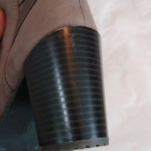 Load image into Gallery viewer, A NEW DAY Candyce Water Repellant Heeled Boots, Bark Brown, Size 6