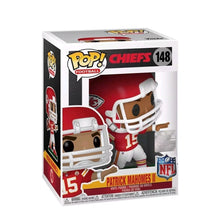 Load image into Gallery viewer, Funko POP! Football: Kansas City Chiefs #148 - Patrick Mahomes II & Protector