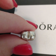 Load image into Gallery viewer, Pandora Sterling Silver My Sweet Pet Heart Bead with Animal Paw Prints -791262