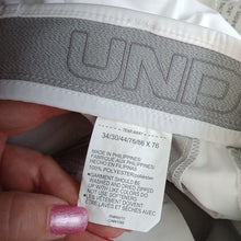 Load image into Gallery viewer, Men's Under Armour Vanish Tapered Golf Pants, White, size 34x30