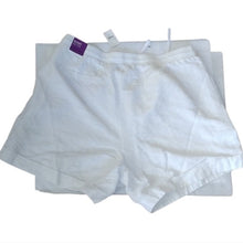 Load image into Gallery viewer, Lane Bryant Rolled Hem Drawstring Shorts, White, 22/24
