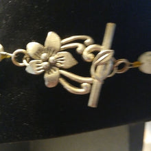 Load image into Gallery viewer, Artisan made Howlite + Snowflake Obsidian Natural Stones Bead Necklace, 26"