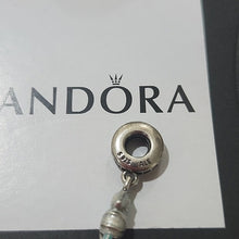 Load image into Gallery viewer, Pandora Retired Sterling Silver Tropical Seahorse Animal Dangle Bead 791311mcz