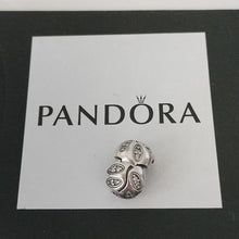 Load image into Gallery viewer, Pandora Sterling Silver Sparkling Leaves Clip w/ Clear Zirconia - 791416cz