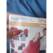 Load image into Gallery viewer, Simplicity 4889 Size BB XL, XXXL Women's & Mens Pants, Shorts, Top, Blanket, Bag