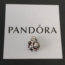 Load image into Gallery viewer, Pandora Retired Sterling Silver St. Nick Santa Christmas Bead -791231ENMX