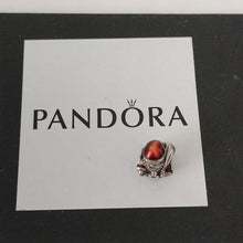 Load image into Gallery viewer, Pandora Retired Sterling Silver St. Nick Santa Christmas Bead -791231ENMX