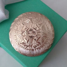 Load image into Gallery viewer, Vintage Mayan Sun Calendar Mexican Brooch Pendant Sterling Silver …
