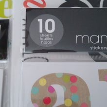 Load image into Gallery viewer, Mambi Sticks Alphabet + Friendship Stickers, 36 sheets total