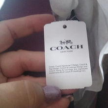 Load image into Gallery viewer, Coach F30555 Leah Satchel Purse Bag IM/Dark Berry