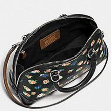Load image into Gallery viewer, Coach F57624 Mini Sierra Satchel in Tea Rose, SV/ Black Multi