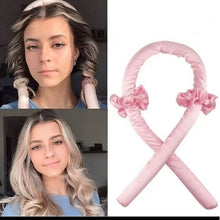Load image into Gallery viewer, Heatless Curling Rods, Pink, Set of 2. *TikTok*