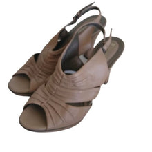 Load image into Gallery viewer, Naturalizer N5 Candila Open Toe Heels, Taupe Size 11