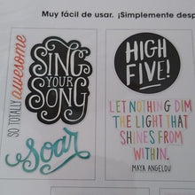 Load image into Gallery viewer, Mambi Sticks inspirational friendship happy Stickers, 16 sheets total