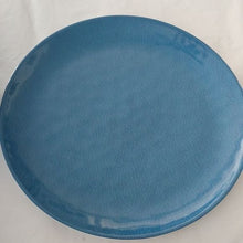 Load image into Gallery viewer, Melamine Sea Life Sea Horse Salad Plate, Blue Dinner Plate and matching Bowl