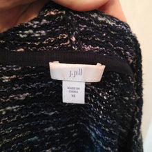 Load image into Gallery viewer, J. Jill Marled Long Blue Cardigan Sweater, XS
