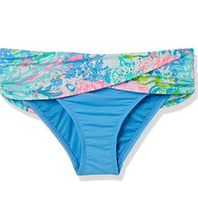 Load image into Gallery viewer, Lilly Pulitzer Lagoon Sarong Hipster Bottom, Zanzibar Blue, 14