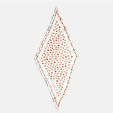 Load image into Gallery viewer, Coach Essential Tea Rose Silk Diamond Scarf, Chalk