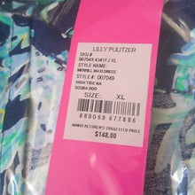 Load image into Gallery viewer, Lilly Pulitzer Merrill Maxi Dress, High Tide, Scuba Doo, XL