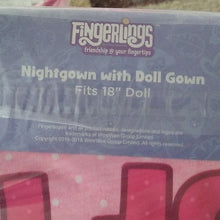 Load image into Gallery viewer, Fingerlings Girls Nightgown w/ 18" Doll Gown, Size 8