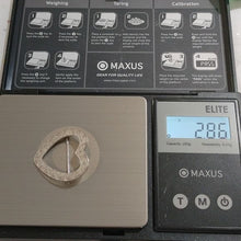 Load image into Gallery viewer, Vintage Lamode 925 Sterling Silver Etched Open Heart Brooch