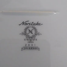 Load image into Gallery viewer, Noritake Savannah Platinum Rim 11.5" Oval Platter Vintage