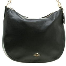 Load image into Gallery viewer, Coach 31399 Pebble Leather Elle Hobo, IM/Black