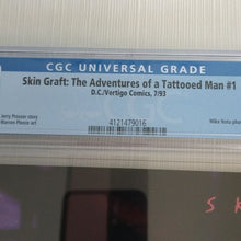 Load image into Gallery viewer, DC Vertigo Comics Skin Graft: Adventures of a Tattooed Man #1 CGC graded 9.6 WP