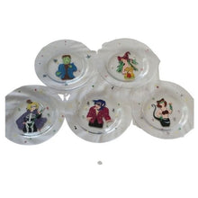 Load image into Gallery viewer, Hand Painted Halloween Party Dessert Plates, Set of 5